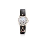 BLANCPAIN | LADYBIRD, REFERENCE 0063B-1954-63A A WHITE GOLD, DIAMOND AND RUBY-SET WRISTWATCH WITH MOTHER-OF-PEARL DIAL, CIRCA 2017