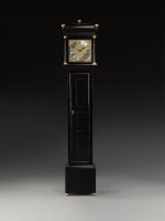 Joseph Knibb. A Charles II ebony Roman striking three-month longcase clock, London, circa 1680