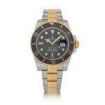 Submariner, Ref. 116613LN Stainless steel and yellow gold wristwatch with date and bracelet Circa 2015 | 勞力士 116613LN型號「Submariner」精鋼及黃金鍊帶腕錶備日期顯示，年份約2015