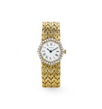 Montre bracelet de dame or et diamants | Lady's gold and diamond bracelet watch