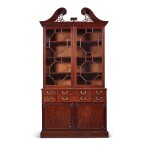A George III Mahogany Secretaire Cabinet, in the Manner of Thomas Chippendale, Circa 1765
