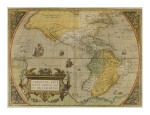 Ortelius, Abraham | The first map of the Americas in a modern atlas