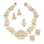 Seed pearl demi-parure, 1830s