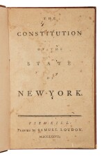 New York | Gulian C. Verplanck's copy of the first constitution of the state of New York