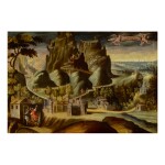 CIRCLE OF PAUL BRIL | LANDSCAPE WITH THE LEGEND OF IL GUERRIN MESCHINO