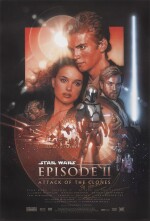 Star Wars Episode II: Attack of the Clones (2002), style B poster, US, signed by George Lucas