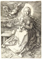 ALBRECHT DÜRER | THE VIRGIN AND CHILD CROWNED BY ONE ANGEL (B. 37; M., HOLL. 41)