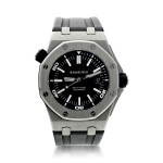 REFERENCE 15703ST.OO.A002CA.01 ROYAL OAK OFFSHORE DIVER A STAINLESS STEEL AUTOMATIC WRISTWATCH WITH DATE, CIRCA 2010