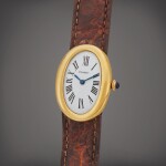 Reference 7672 Baignoire | A yellow gold oval wristwatch, Gifted by Charlie Chaplin to his wife Oona Chaplin, Circa 1960