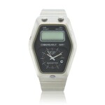 Reference 104.403N Manhattan Chronosplit GMP, A stainless steel digital chronograph wristwatch with date, Circa 1977