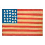 Flag: A 25-star American national flag commemorating Arkansas statehood on June 15, 1836 made in the Nineteenth Century