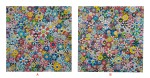  村上隆 Takashi Murakami | A：有微笑臉的花；B：未來會充滿微笑！一定！（兩件） A: Flowers with Smiley Faces; B: The Future Will Be Full of Smile! For Sure! (two works)