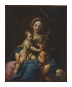 WORKSHOP OF GUIDO RENI | MADONNA AND CHRIST WITH SAINT JOHN THE BAPTIST AS A CHILD