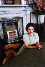 Queen Elizabeth with Corgis (Heater), 1967