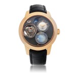 GIRARD-PERREGAUX | PLANETARIUM TRI-AXIAL, REF 99290, LIMITED EDITION PINK GOLD TRI-AXIAL TOURBILLON WRISTWATCH WITH MOON PHASES AND DAY/NIGHT INDICATION