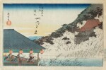 Utagawa Hiroshige (1797-1858), Kiyomizu-dera Temple (Kiyomizu), Japan, Edo period, 19th century | 日本 江戶時代 十九世紀 歌川広重 《清水》 木刻版畫