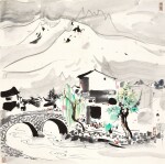 吳冠中 Wu Guanzhong | 憶玉龍山 Memories of Mount Yulong