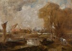 JOHN CONSTABLE R.A. | Study for Dedham Lock and Mill