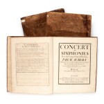 J. Aubert. Concert de simphonies pour les violons, flutes, et hautbois, suites 1-6, c.1733-1734
