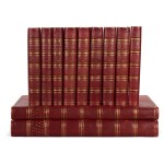 Captain Cook | Voyages and Life, 1773-88, 11 volumes, contemporary red morocco, Beckford copy