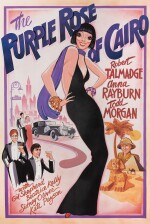 THE PURPLE ROSE OF CAIRO (1985) PROP POSTER, US