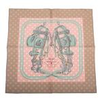 Hermès "Brides de Gala Love" Silk Pocket Square Scarf 45cm