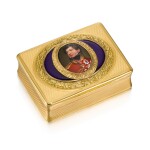 A gold and enamel Royal presentation snuff box, Christopher John Buckler, London, 1817