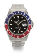 ROLEX | GMT-MASTER, REFERENCE 16700, STAINLESS STEEL DUAL-TIME WRISTWATCH WITH DATE AND BRACELET, CIRCA 1990 