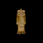 A small yellow jade cicada pendant, Shang/Western Zhou dynasty | 商/西周 玉蟬