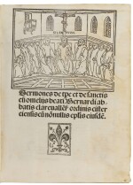 Bernardus Claravallensis, Sermones de tempore, Venice, 1495, modern calf