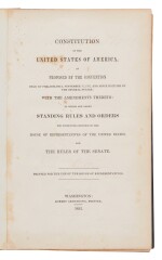 United States Constitution | A commemorative copy, signed by President Franklin Pierce