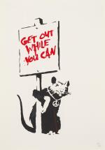 BANKSY | GET OUT WHILE YOU CAN
