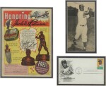 Robinson, Jackie | A nice framed display of Jackie Robinson memorabilia