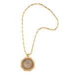 Gold and Antique Coin 'Monete' Pendant-Necklace