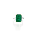 EMERALD AND DIAMOND RING, TIFFANY & CO. | 祖母綠配鑽石戒指，蒂芙尼