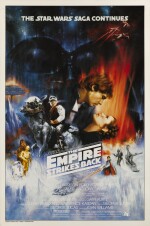 The Empire Strikes Back (1980), withdrawn international concept poster, US
