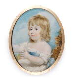 Portrait Mary Welsh, when a child