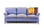 A modern comfortable sofa, probably by maison Decour, Paris