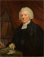 Portrait of the Rev. Samuel Glasse, DD FRS (1735–1812), half-length, sitting at his desk