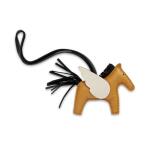 Sesame Black and Nata Milo Grigri Rodeo Pegase Horse Bag Charm PM, 2021