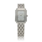 Gondolo, Ref. 4825/101G  White gold and diamond-set wristwatch with bracelet  Circa 1995