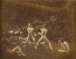 Untitled (Male Nudes Boxing)