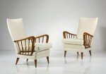 Pair of armchairs, model n. 6553