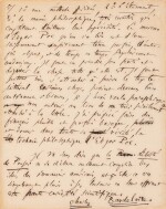Présentation de "Révélation magnétique". Inconnu manuscrit autographe, 1848. [Avec :] une édition de Poe, reliée par Lepère, illustrée par Legrand, avec dessins originaux.