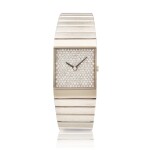 Reference 4316 Midas, A white gold and diamond-set rectangular bracelet watch, Circa 1975