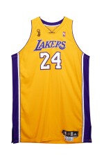 Kobe Bryant 2009 NBA Finals Los Angeles Lakers Game Worn Jersey | Game 1 | Highest Scoring NBA Finals Performance of Kobe Bryant’s Career | 40 Points
