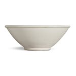 A rare and large 'Xing' conical bowl, Tang dynasty / Five Dynasties | 唐 / 五代 邢窰白釉大盌