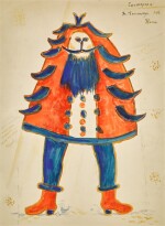 Costume Design for Skomorokh in Les Contes Russes 