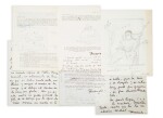BOTERO. Correspondance à Walter Engel, son galeriste canadien. 1965-1994. 44 lettres donc 4 illustrées.