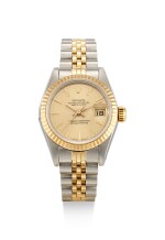 ROLEX | DATEJUST, REFERENCE 69173, A YELLOW GOLD AND STAINLESS STEEL WRISTWATCH WITH DATE AND BRACELET, CIRCA 1988